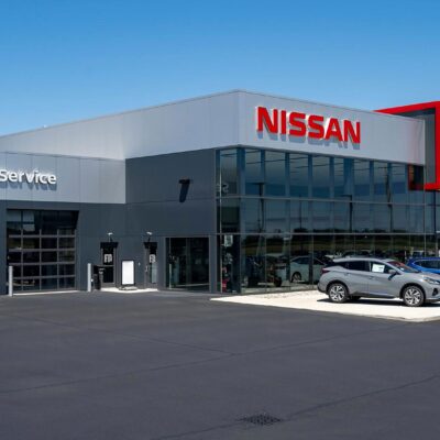 Nissan auto dealership construction project