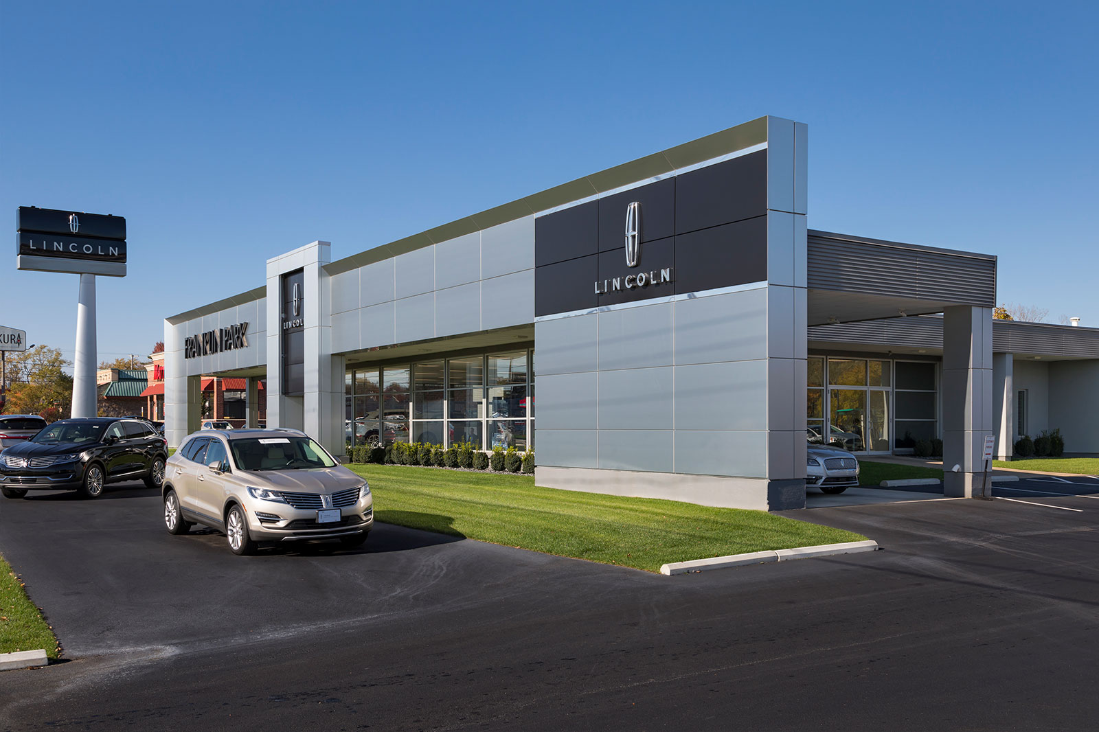 Auto dealership commercial construction work by Miller Diversified