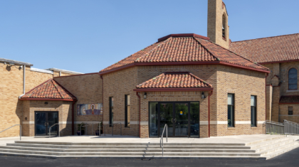 Miller Diversified Construction supported the design of a new narthex for a Catholic church in the role of Construction Manager as Owner's Advisor