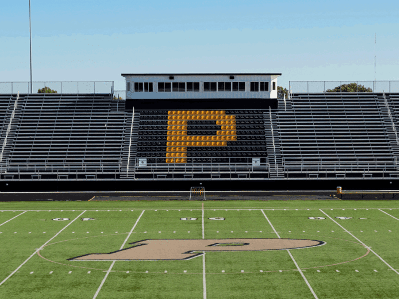 Perrysburg Bleachers construction project by Miller Diversified