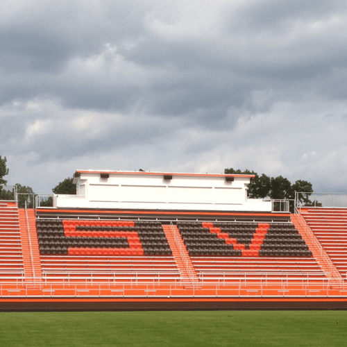 A football stadium constructed for Sylvania Southview High School by Miller Diversified