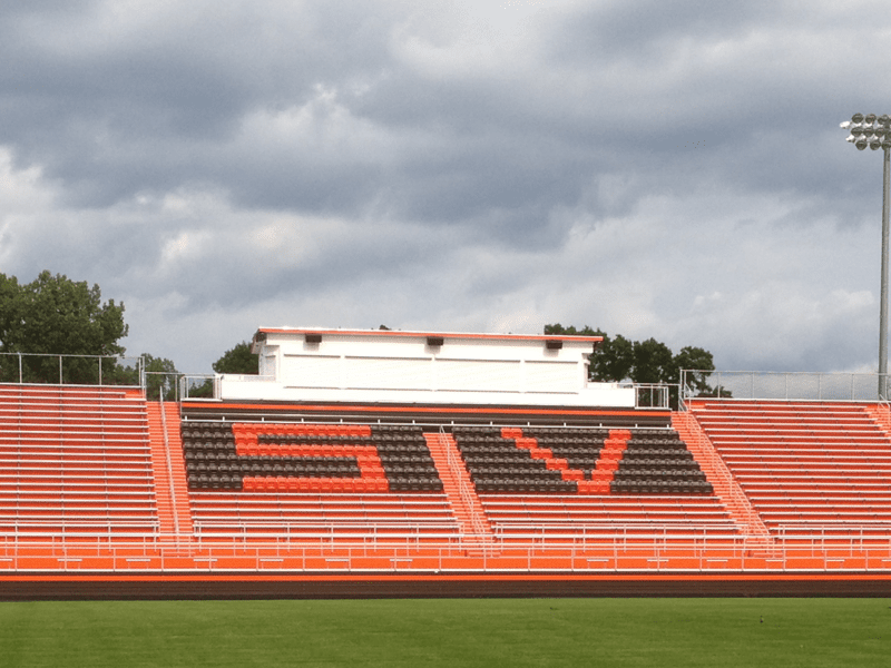 A football stadium constructed for Sylvania Southview High School by Miller Diversified